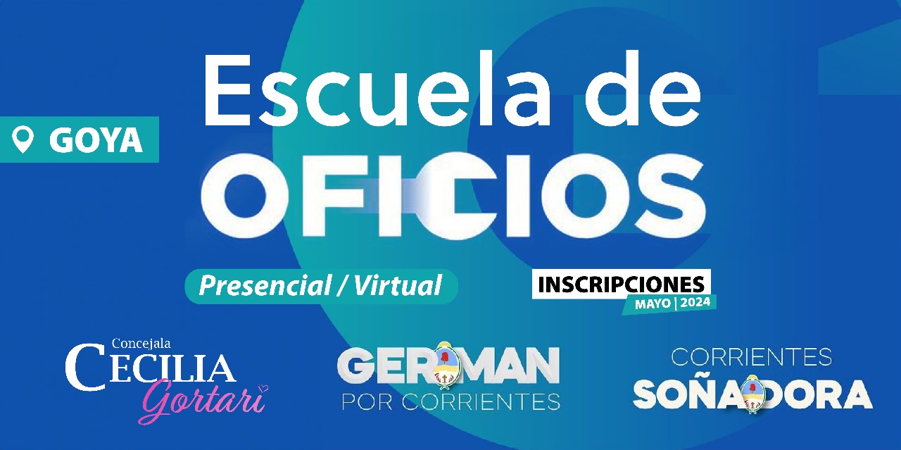 CECILIA GORTARI ANUNCIA EL RELANZAMIENTO DE LA ESCUELA DE OFICIOS DEL DIPUTADO GERMAN BRAILLARD EN GOYA