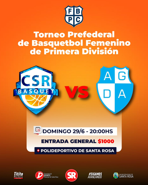 PREFEDERAL DE BÁSQUETBOL FEMENINO DE PRIMERA DIVISIÓN: AGDA DEBUTA DE VISITANTE ESTE DOMINGO 29
