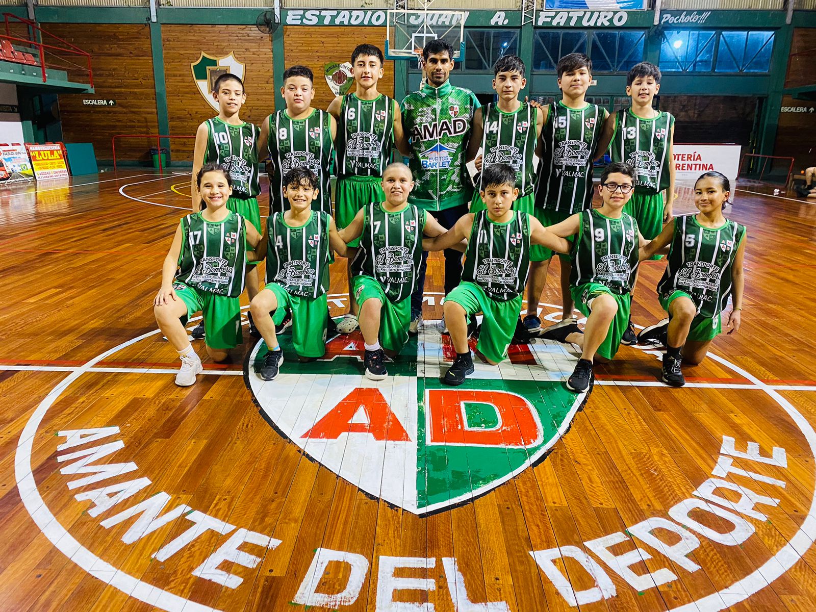 Basquet Liga Federal u12: El equipo U12 del Club Atlético AMAD jugará el Torneo Federal Liga