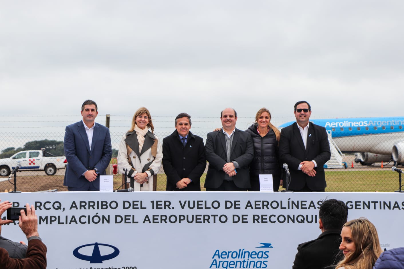 Después de 40 años, Aerolíneas Argentina volvió a aterrizar en Reconquista