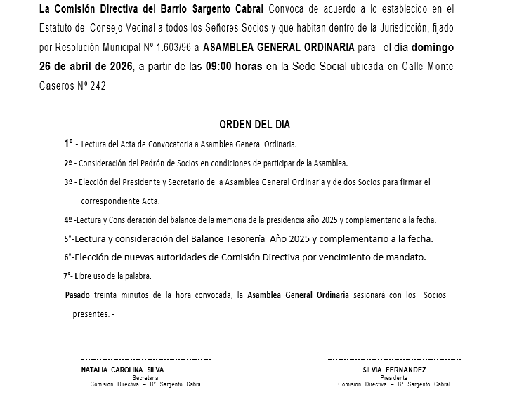 1 dia barrio sargento cabral