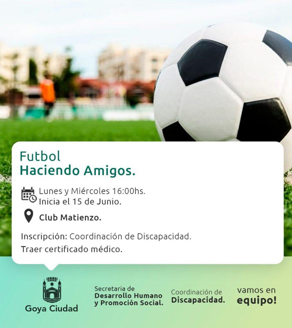 MUNICIPALIDAD Y CLUB BENJAMÍN MATIENZO PROPONEN FÚTBOL PARA LA INTEGRACIÓN