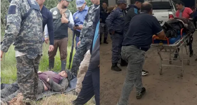 Así encontraron a un jóven que estuvo desaparecido 19 días en un monte en Chaco