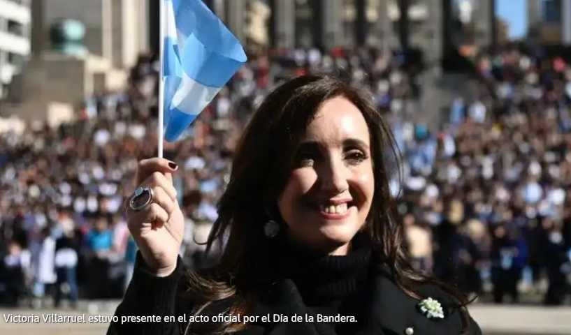 Victoria Villarruel: "No hay nadie más peleado con los valores de Belgrano que Adorni"