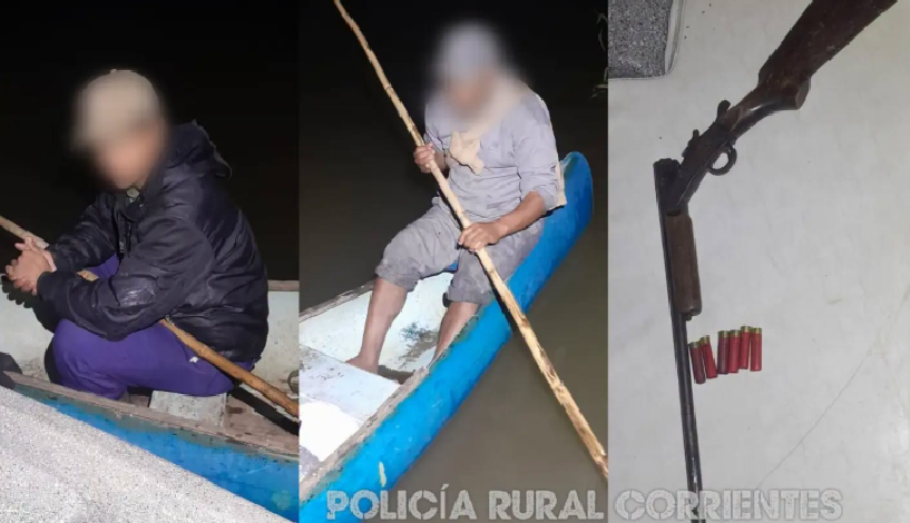 GOYA: CAZADORES DETENIDOS EN LA RESERVA NATURAL ISORO