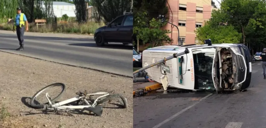 TRAGEDIA EN RÍO NEGRO: Una correntina fue atropellada y murió tras volcar la ambulancia que la trasladaba
