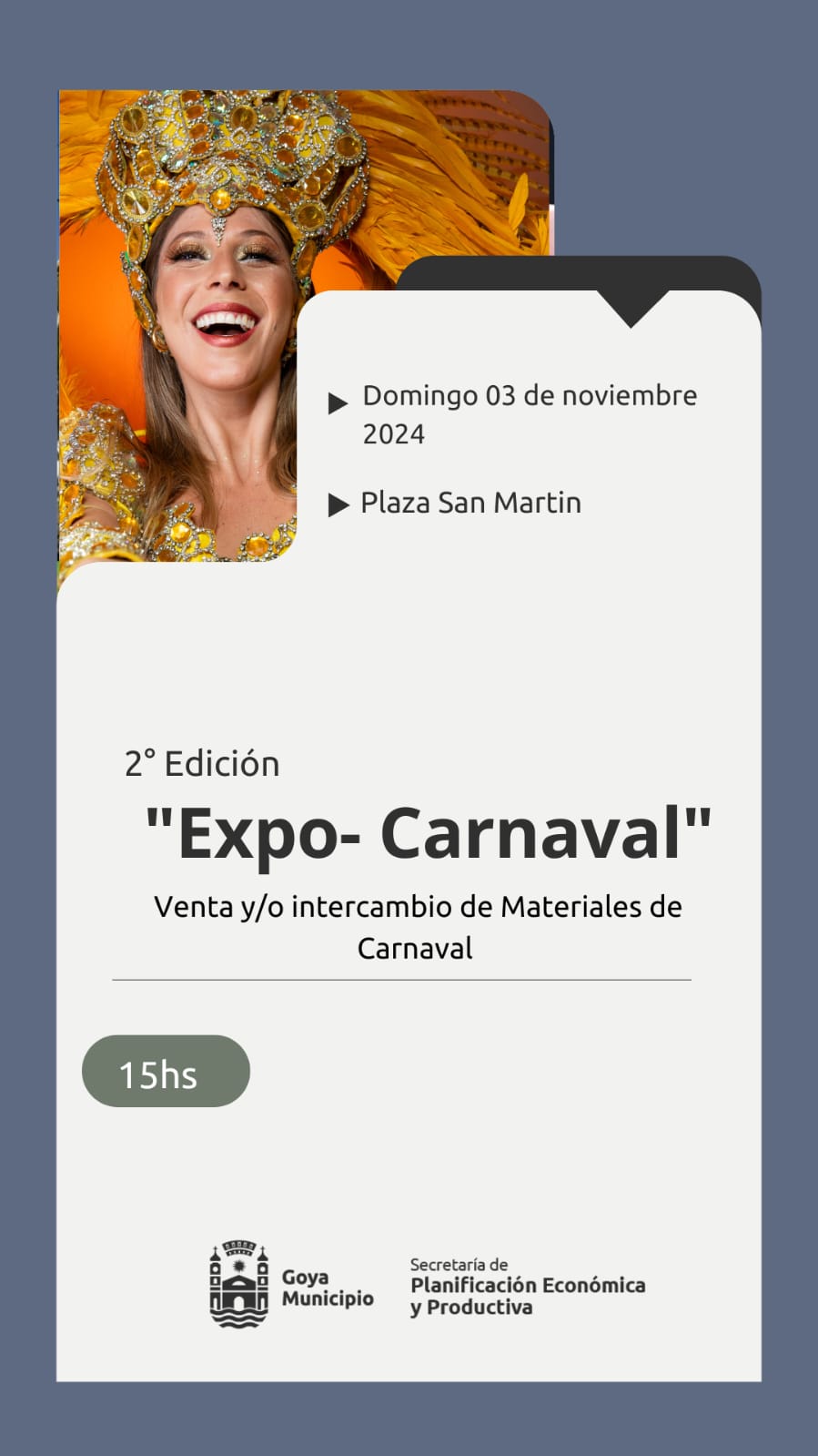 2ª EDICIÓN EXPO CARNAVAL en plaza San Martín