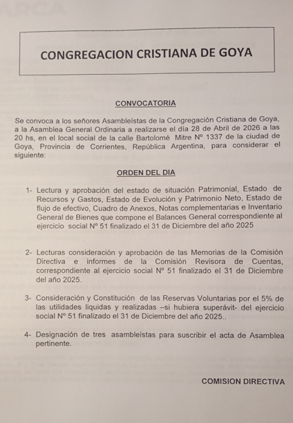 3 congregacion cristiana 5 dias