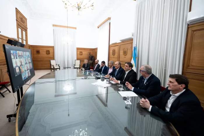 TRAS LA PRESENTACIÓN DE MILEI: Gobernadores reunidos con Francos y Caputo por el Presupuesto.