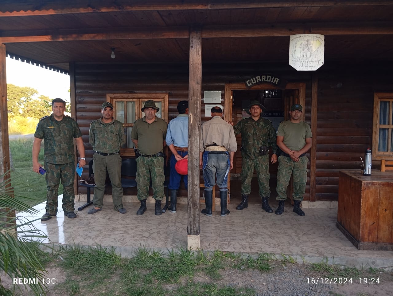 ESQUINA LA POLICIA RURAL DESBARATA UNA BANDA DE CUATREROS QUE OPERABA EN LA ZONA