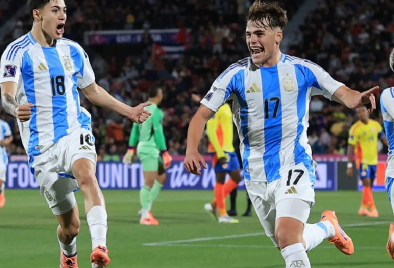 La Selección Argentina venció 1-0 a Colombia en un partidazo y es finalista del Mundial Sub-20