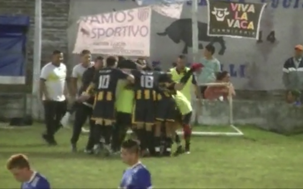 Sportivo Santa Lucía perdió en el partido de ida del torneo provincial 