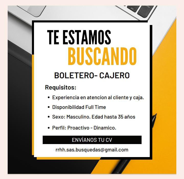 IMPORTANTE EMPRESA DE TRANSPORTE BUSCA PERSONAL
