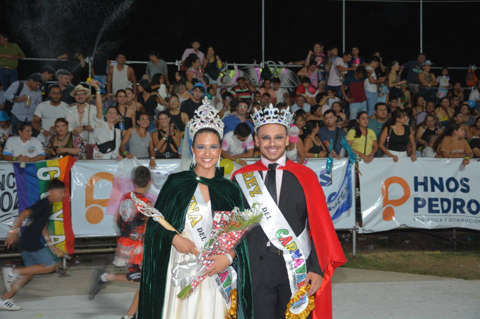 Los reyes del carnaval de Goya triunfan en la Provincia
