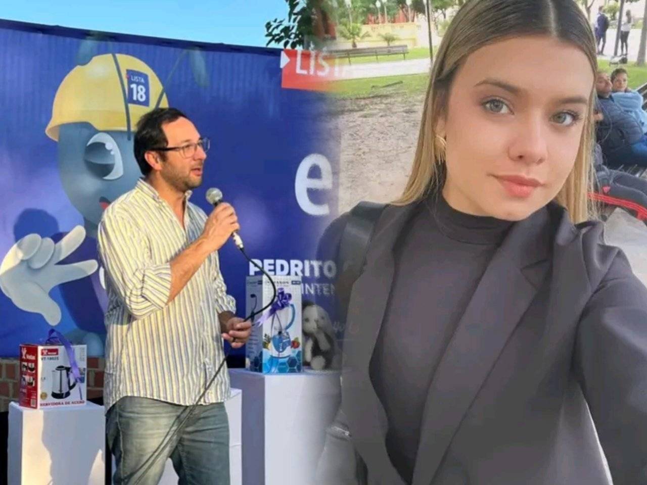 PEDRO CASSANI Y CELESTE GARCÍA, CANDIDATOS A LA INTENDENCIA DE GOYA POR LA LIBERTAD AVANZA