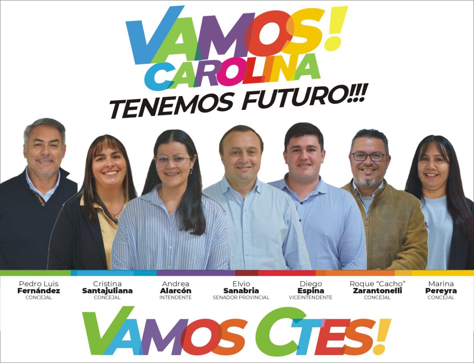 CAROLINA: ESTE MARTES SE PRESENTARON LOS CANDIDATOS DE VAMOS CAROLINA-VAMOS CORRIENTES