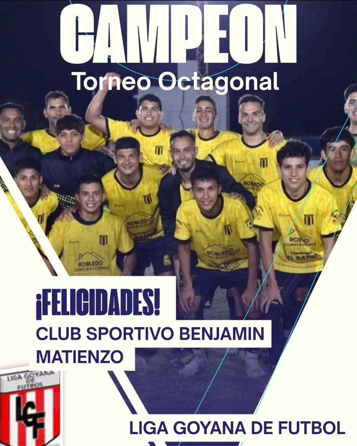 MATIENZO ES CAMPEÓN DEL TORNEO OCTOGONAL 2025