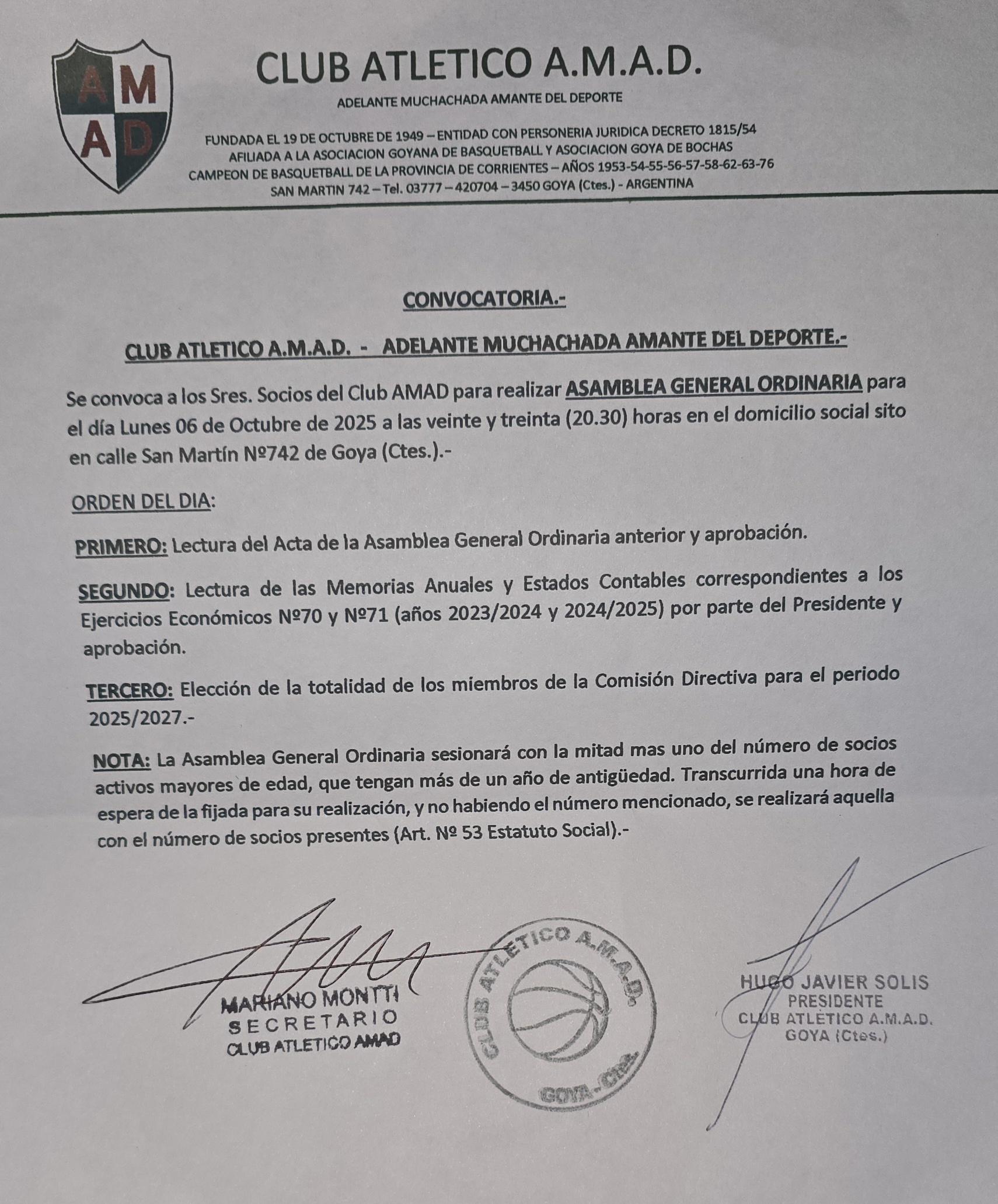 5 CONVOCATORIA ASAMBLEA GENERAL ORDINARIA 2025 FOTO 3