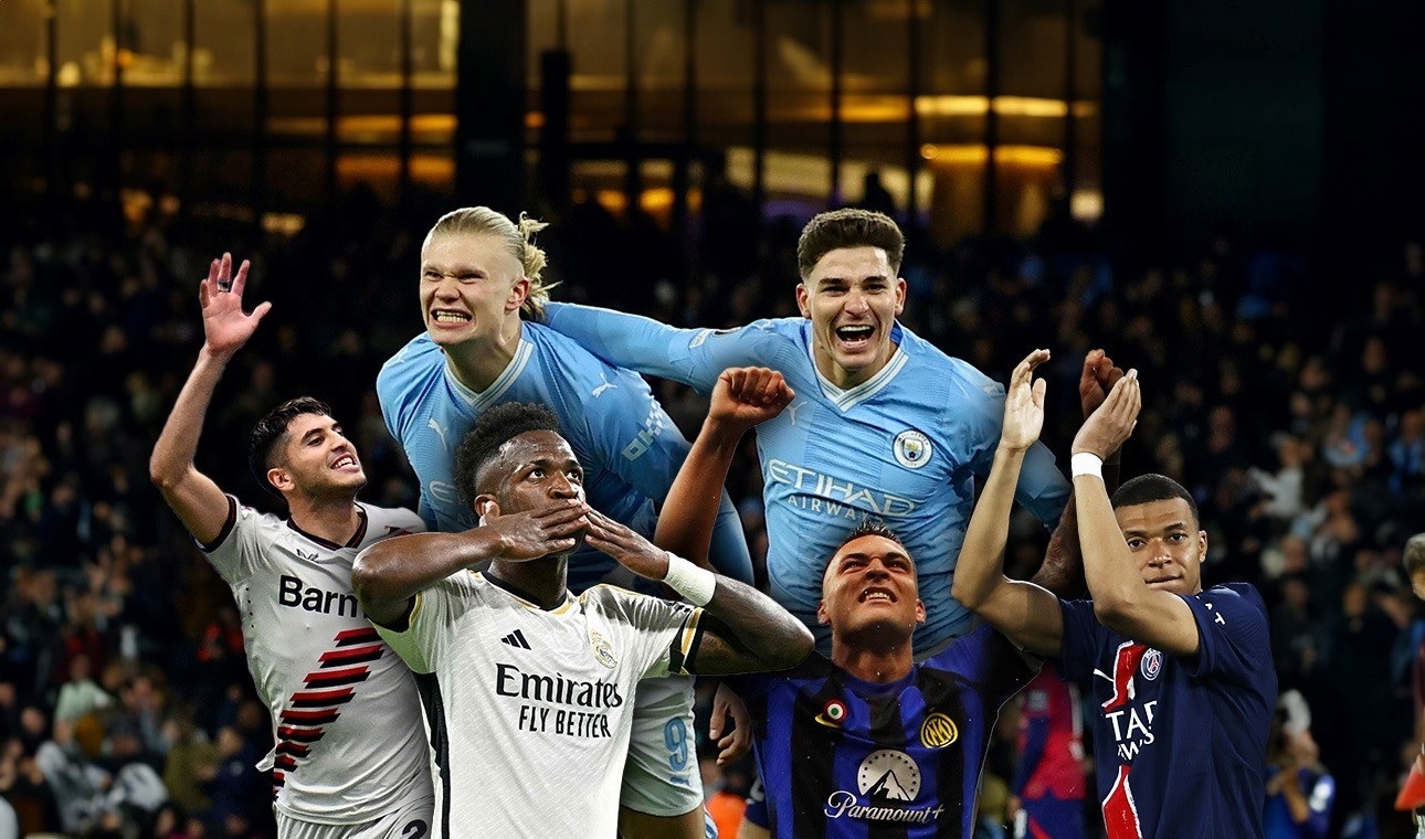 los campeones de las cinco grandes ligas de Europa
