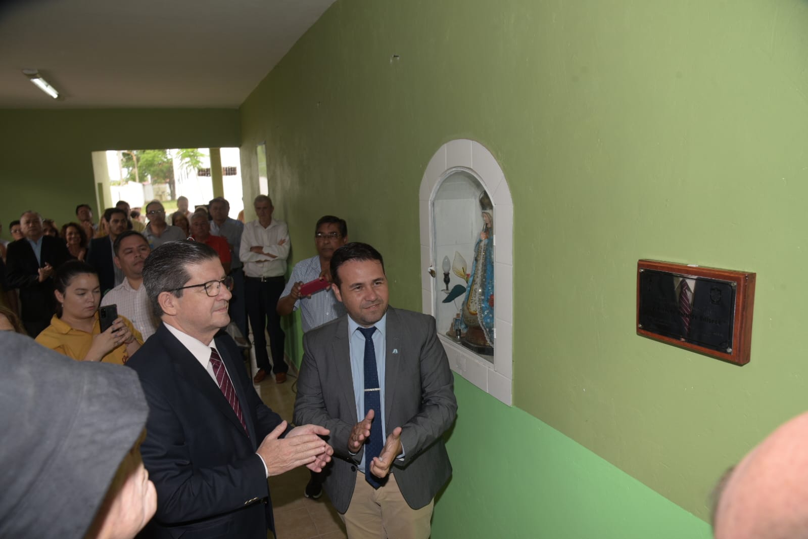 Braillard Poccard encabezó el homenaje al Ingeniero Rolando Billordo en la ciudad de Saladas