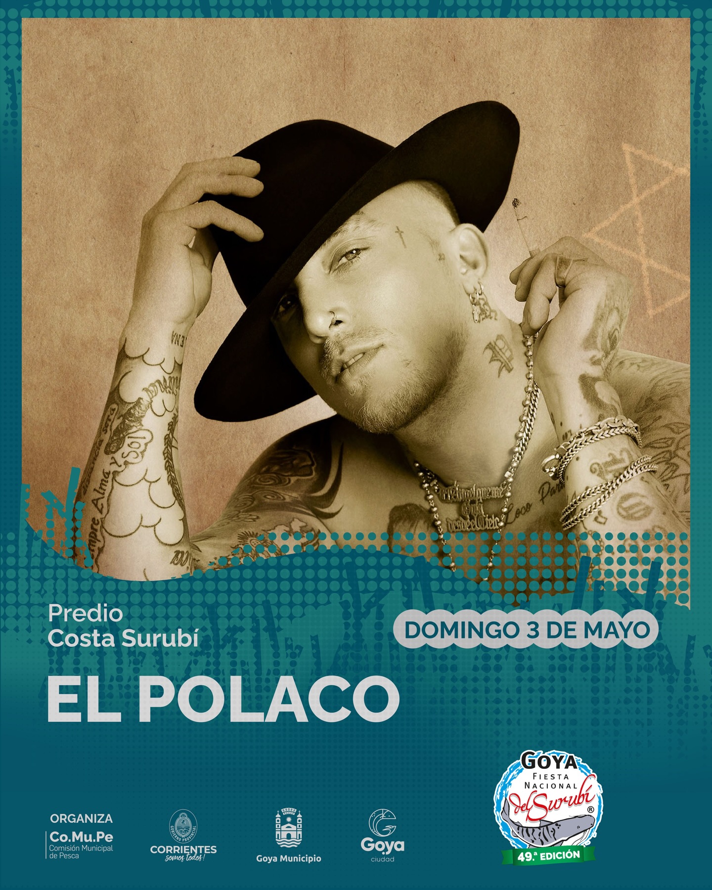 EL POLACO CERRARÁ CON BUENA CUMBIA LA FIESTA NACIONAL DEL SURUBÍ 2026
