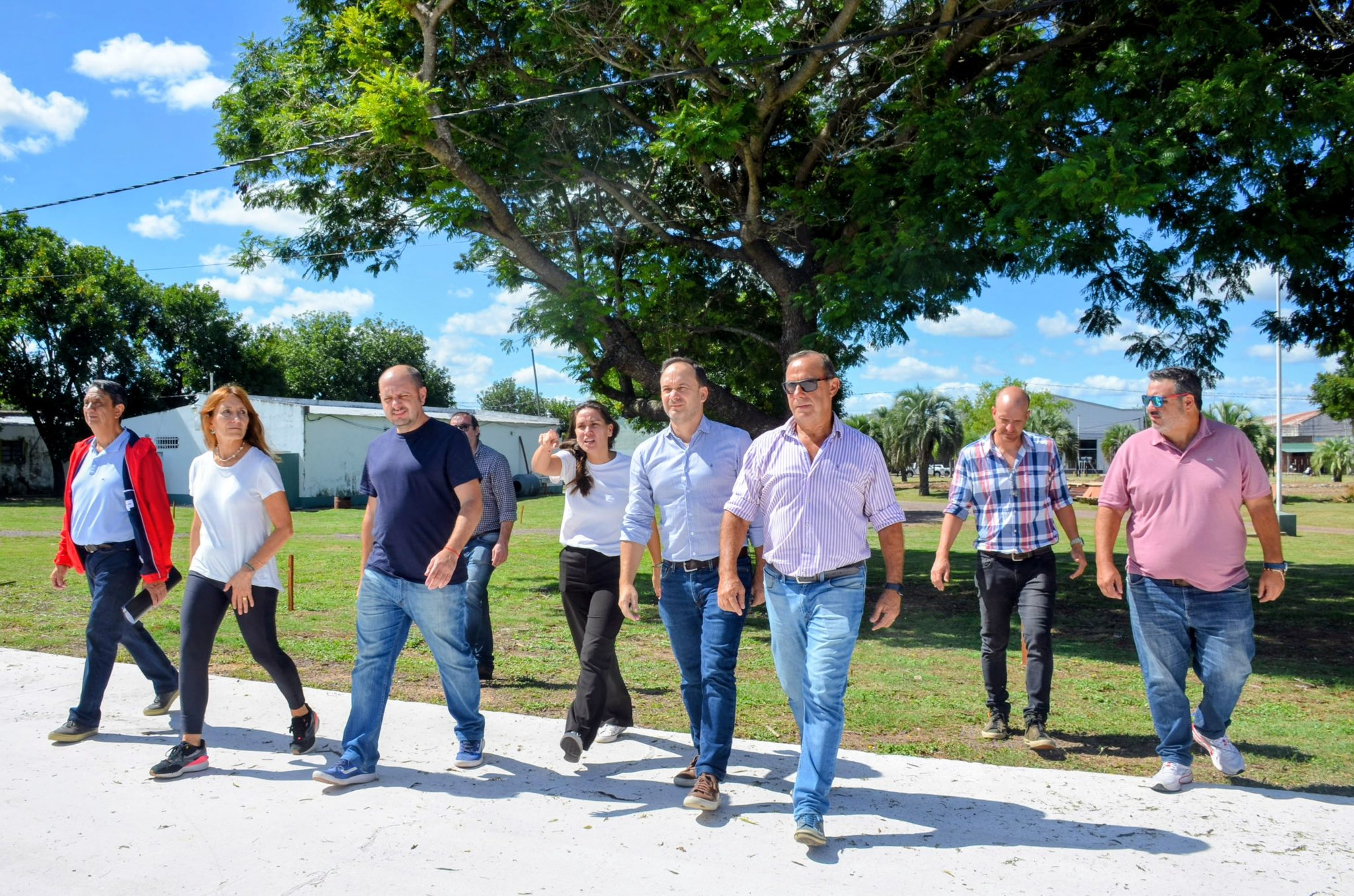 El Intendente Municipal y Comupe recorrieron las obras en el predio Costa Surubí