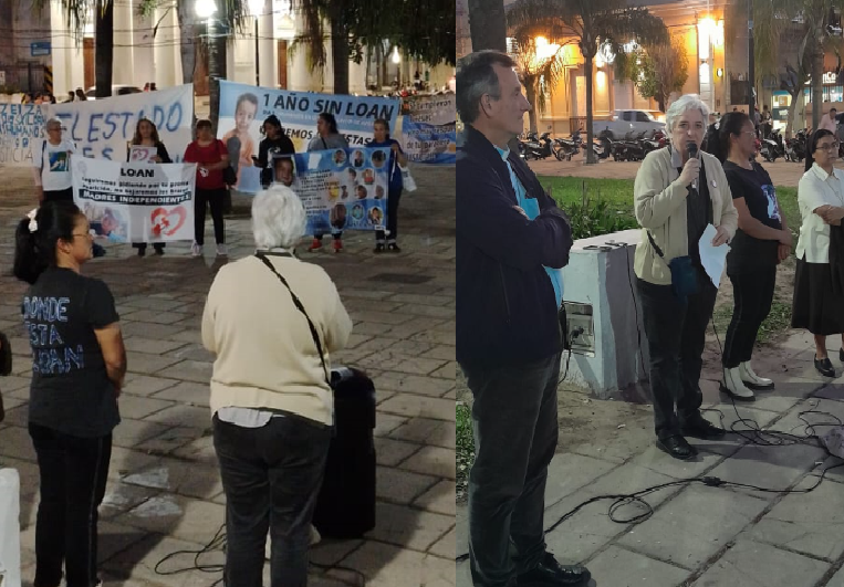 15 meses sin Loan: “Tenemos que sacudirnos como sociedad para tener una memoria que nos lleve a no naturalizar el mal” dijo el obispo Canecín