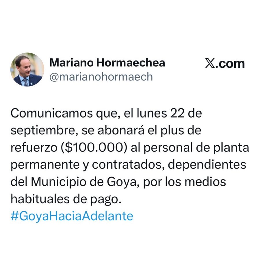 EMPLEADO MUNICIPALES PERCIBIRÁN EL LUNES 22 EL PLUS DE REFUERZO