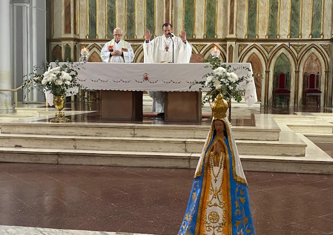 OFICIARAN UNA MISA EN LA CATEDRAL POR EL DIA MUNDIAL CONTRA LA TRATA DE PERSONAS
