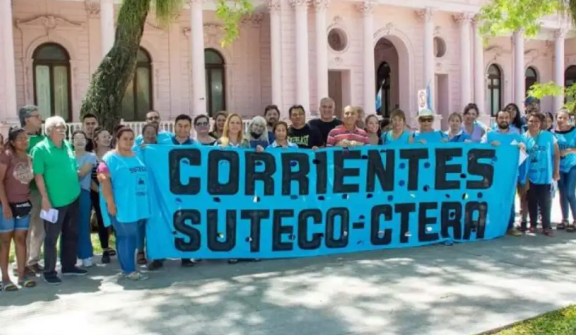 Tensión docente en Corrientes: tras la marcha contra el aumento del 6%, convocan a una nueva movilización