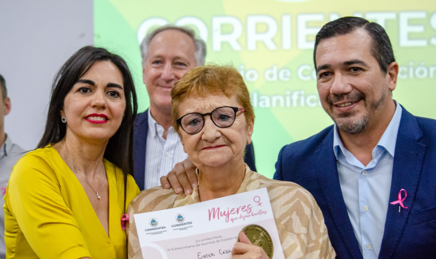 El Gobierno de Corrientes entregó reconocimientos por la lucha contra el cáncer de mama
