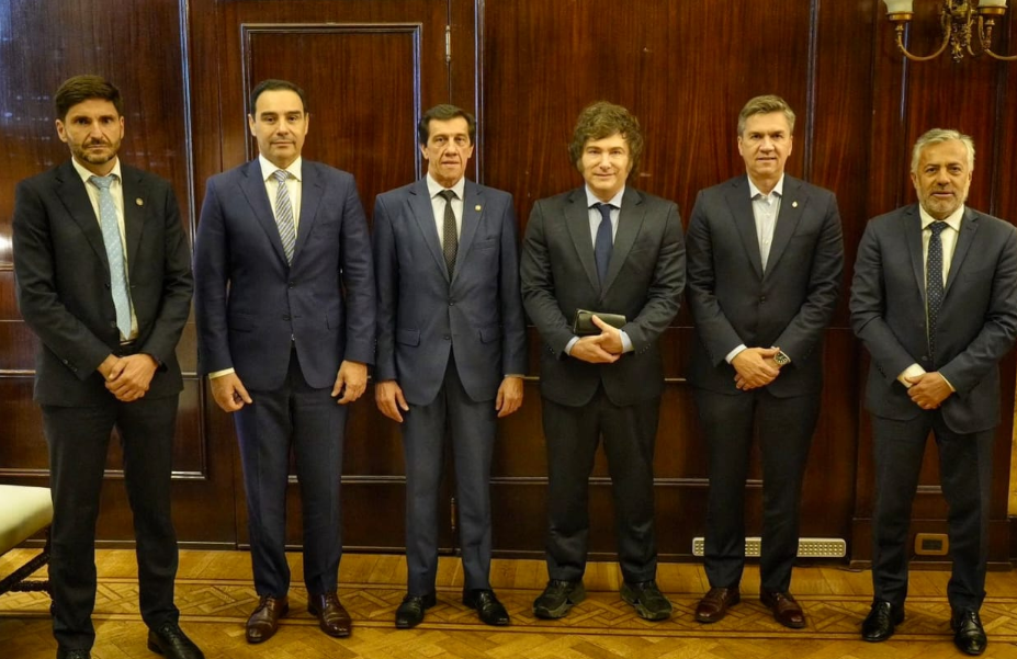 Valdés junto a sus pares de la UCR se reunió con Milei: “Trabajamos por el futuro”