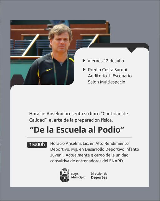 LIC. HORACIO ANSELMI LLEGA A LA FERIA DEL LIBRO GOYA