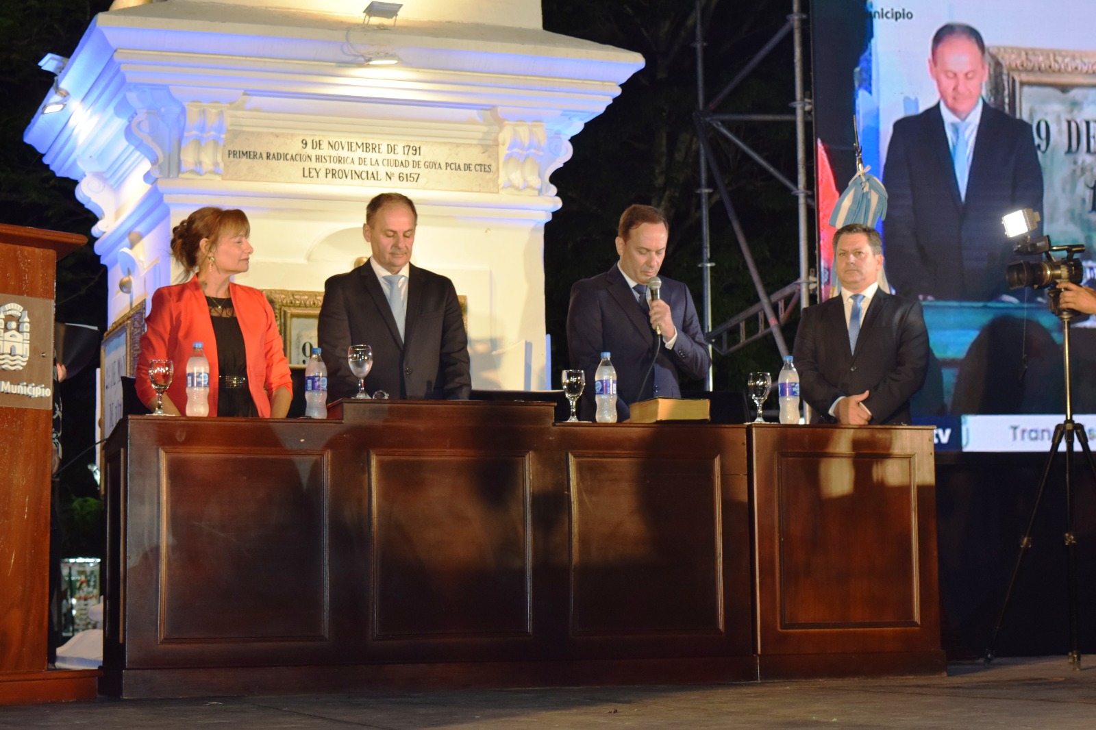 MARIANO HORMAECHEA, FLAMANTE INTENDENTE DE GOYA, PIDIÓ PARTICIPACIÓN Y CORAJE PARA SEGUIR CONSTRUYENDO GOYA