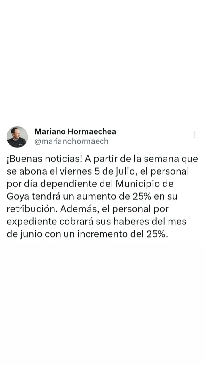   MUNICIPALIDAD MEJORA HABERES DE PERSONAL POR DIA Y POR EXPEDIENTE