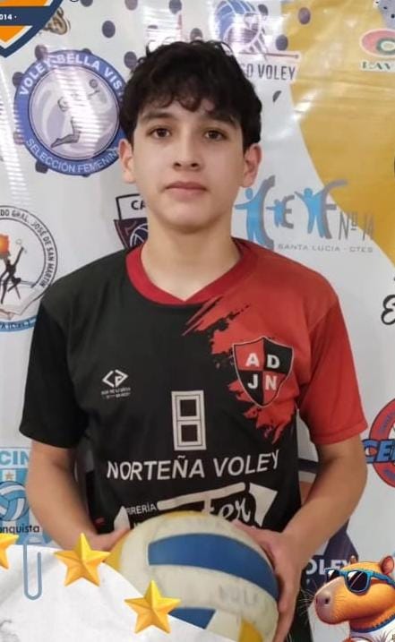  EL VÓLEY: UN DEPORTE EN CRECIMIENTO  JOVEN GOYANO CONVOCADO A LA SELECCIÓN CORRENTINA EN LA CATEGORÍA SUB 14