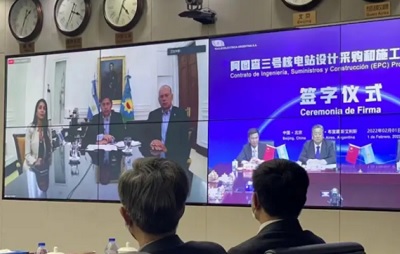Argentina y China firman un acuerdo para construir la cuarta central nuclear