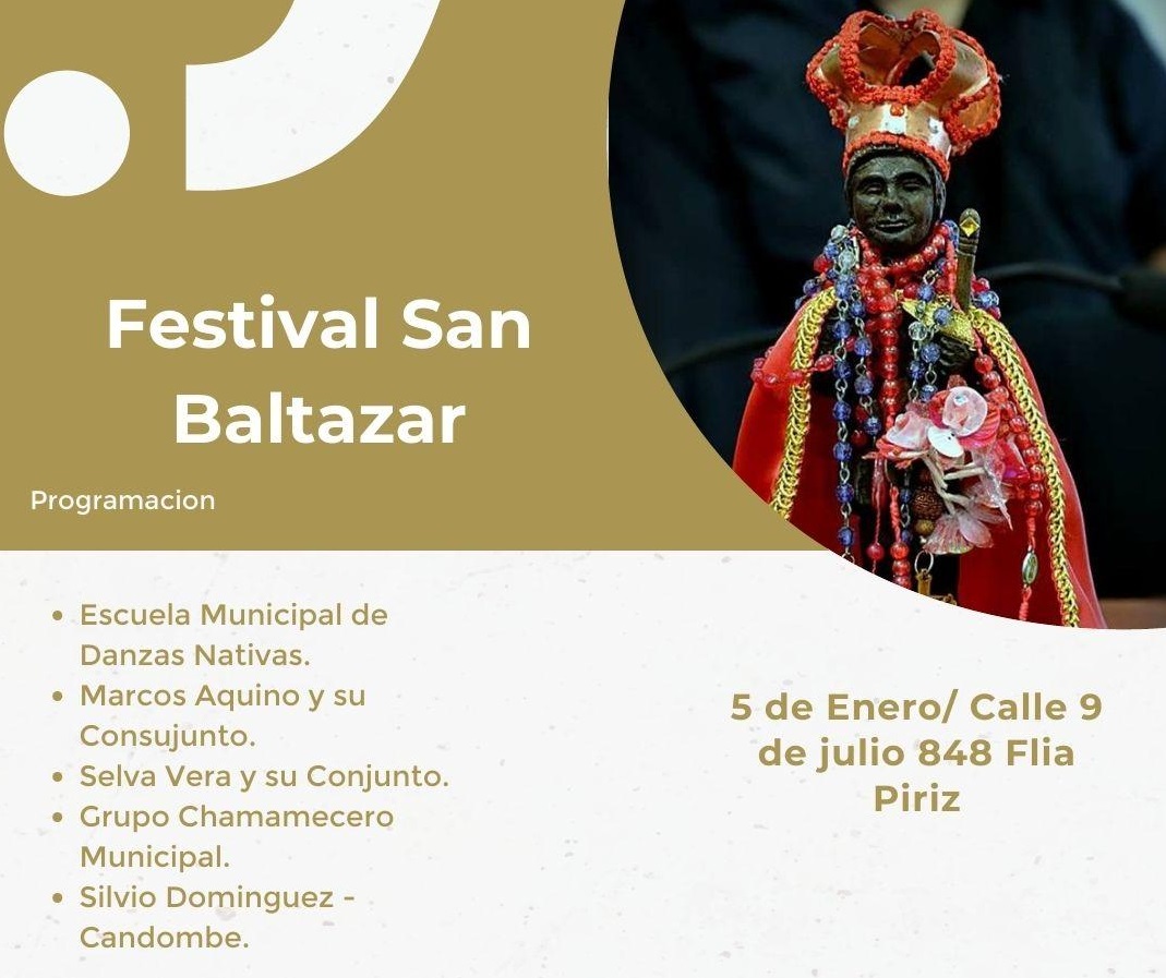 CHAMAMÉ Y CANDOMBE PARA SAN BALTAZAR