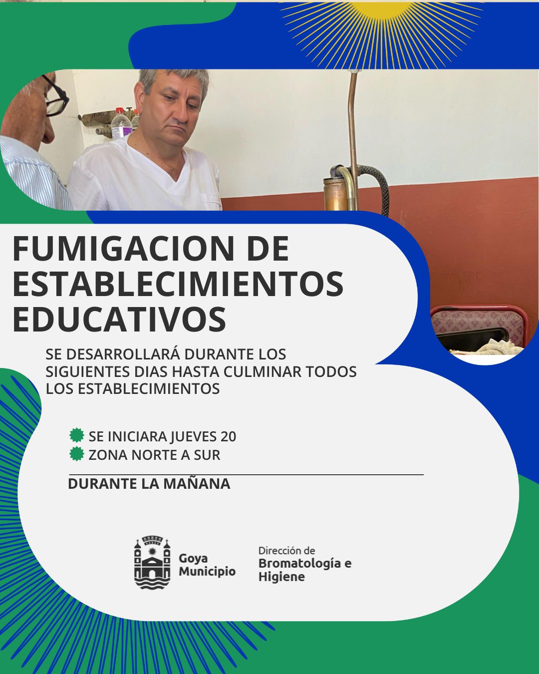 FUMIGACIONES DE ESTABLECIMIENTOS EDUCATIVOS