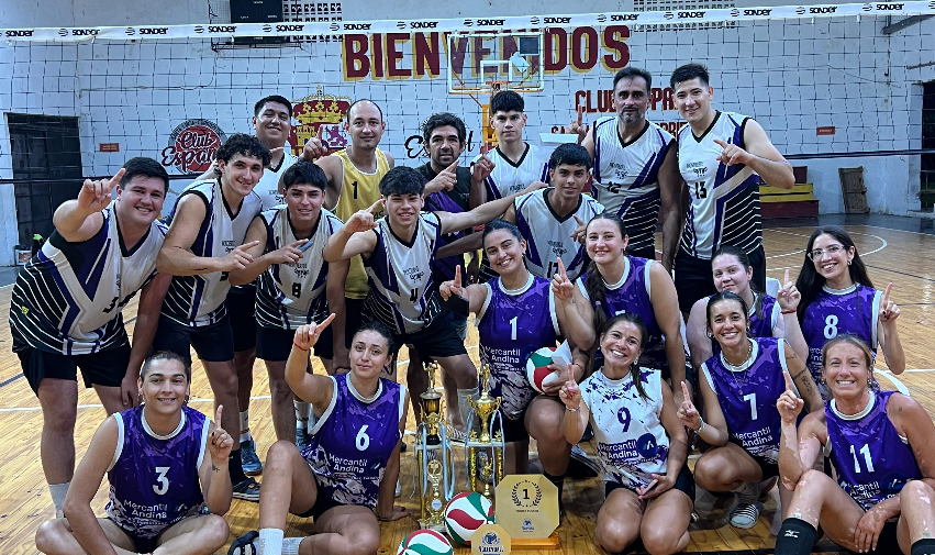 EQUIPO GOYANO DE VOLEY SE CONSAGRÓ CAMPEÓN TORNEO DE VERANO EN SANTA LUCIA