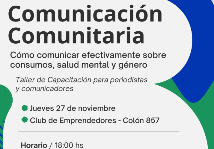 TALLER: COMUNICACIÓN COMUNITARIA PARA PERIODISTAS