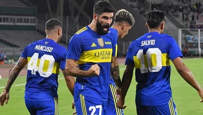 Boca goleó a Central Córdoba, que lo complicó en el primer tiempo