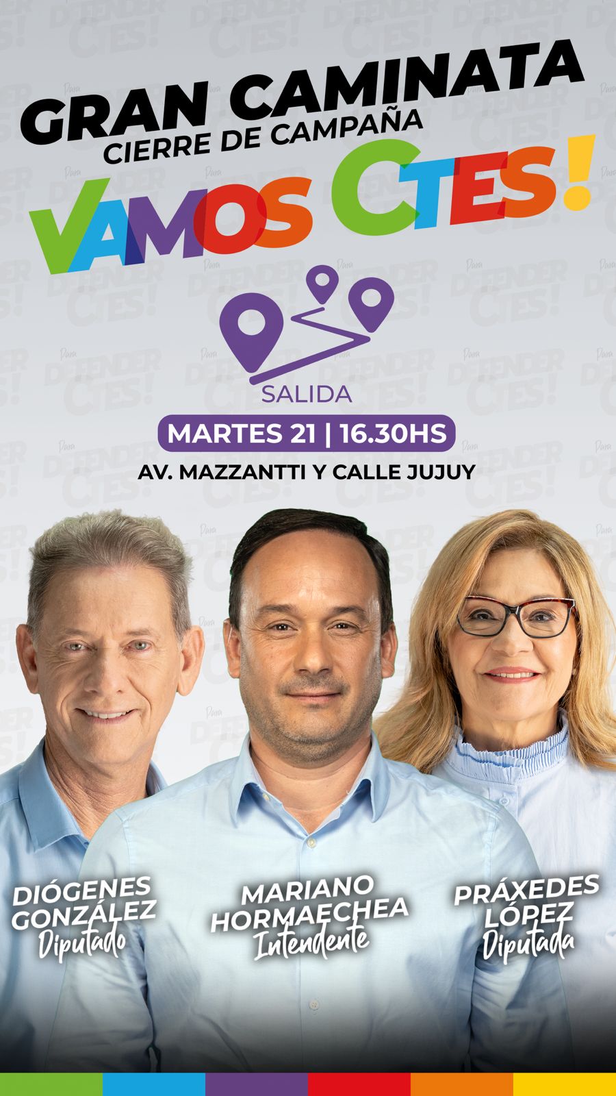 Gran Caminata Cierre de Campaña de “VAMOS CORRIENTES”