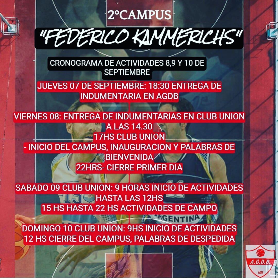 EMPEZAMOS A VIVIR EL 2° CAMPUS FEDERICO KAMMERICHS EN GOYA