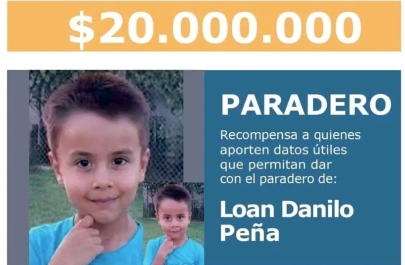 Argentina Aumentó a $20.000.000 la recompensa por información del caso Loan Peña