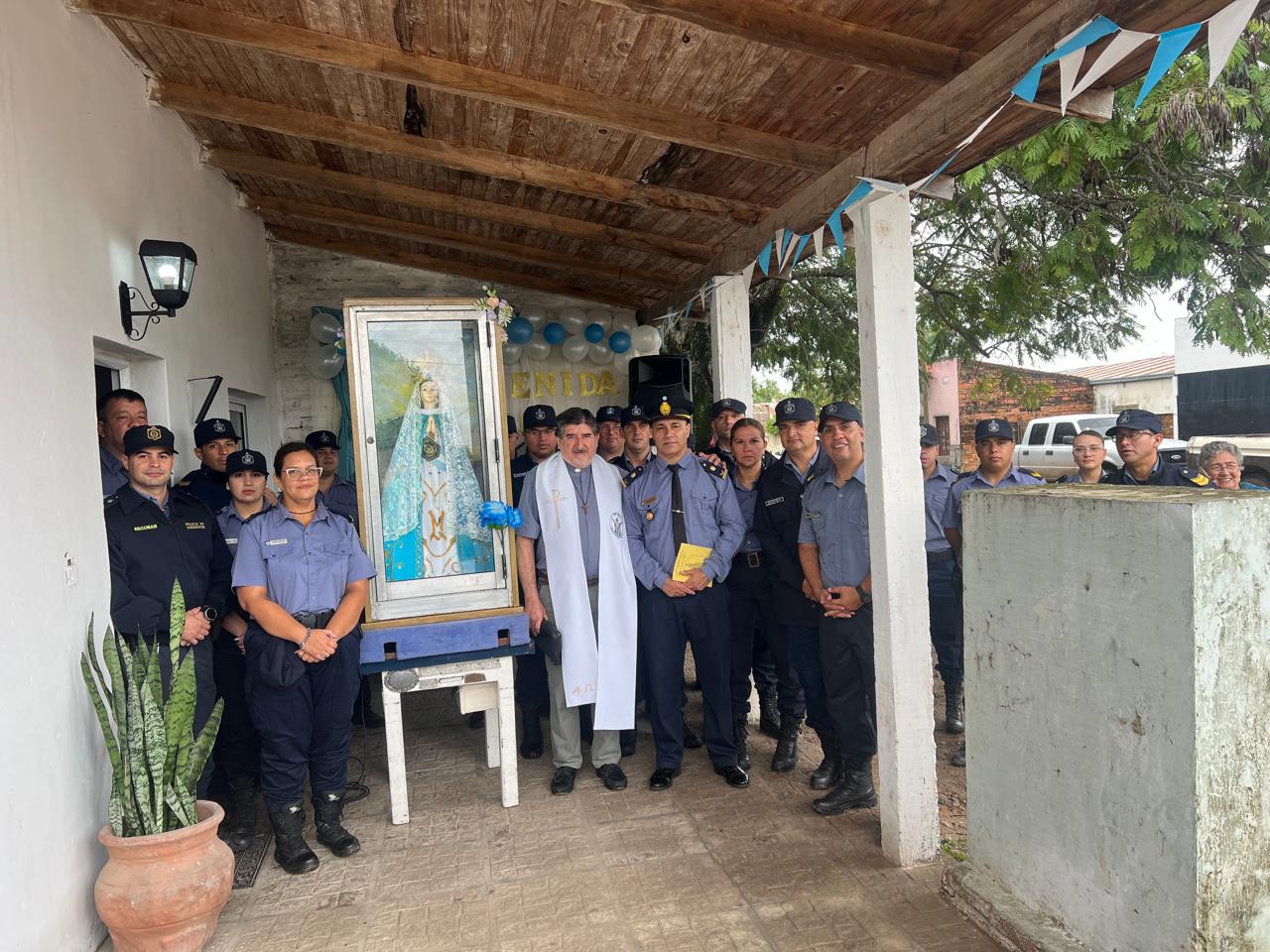 LA VIRGEN DE ITATÍ VISITÓ LA COMISARÍA TERCERA DE GOYA