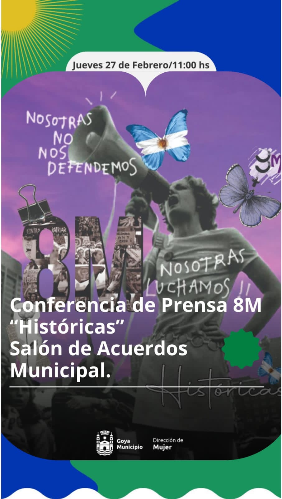 CONFERENCIA DE PRENSA “8M HISTÓRICAS”