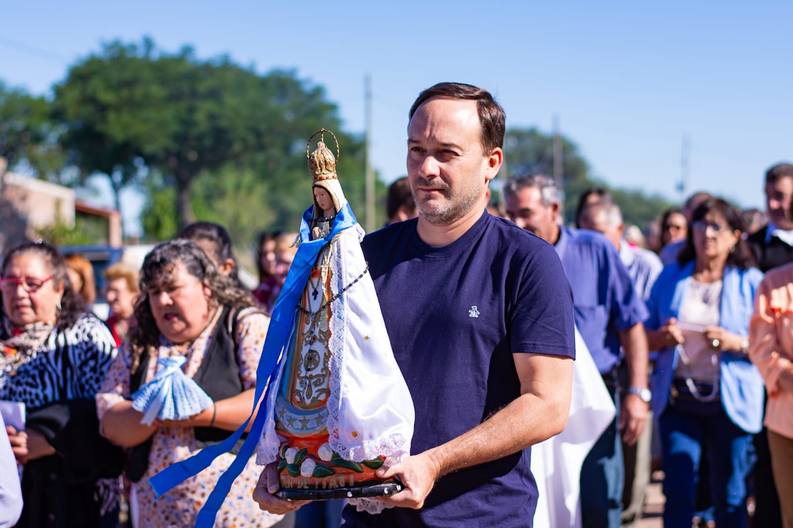 EL INTENDENTE MARIANO HORMAECHEA PARTICIPÓ DE LA FIESTA PATRONAL DE CRUZ DE LOS MILAGROS EN PUNTA BATEL