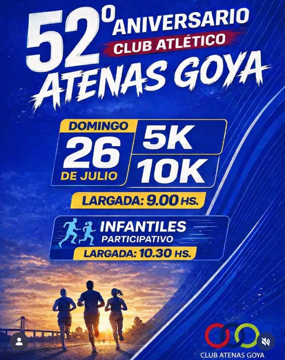 Carrera Aniversario Atenas Flyr 1 largada