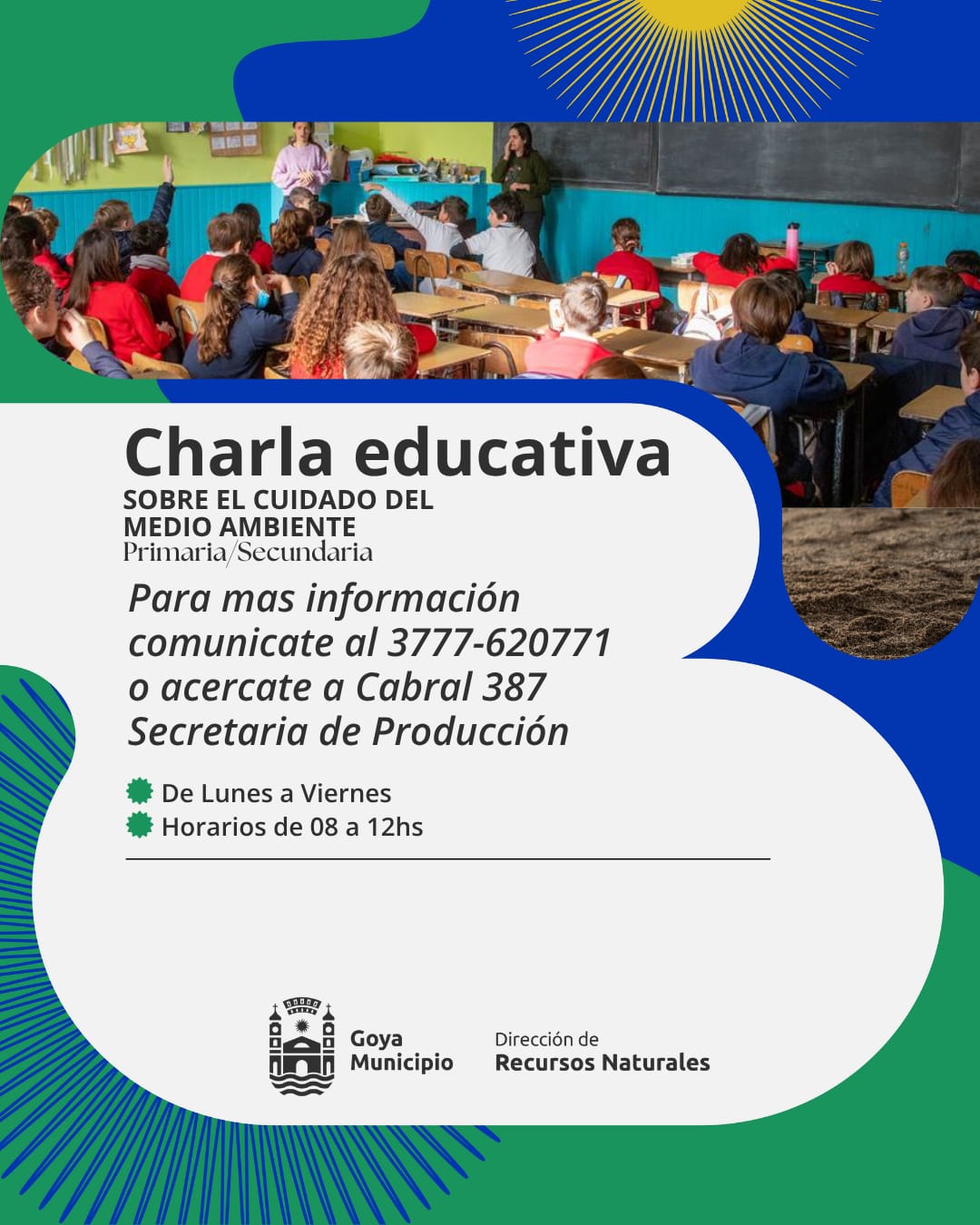 CHARLA EDUCATIVA SOBRE EL CUIDADO DEL MEDIO AMBIENTE